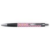 Stylo Motif Ikat Diamond Tangerine Rose Monogramme (Dos)