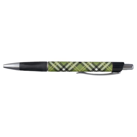 Stylo Motif irlandais vert de plaid (Bas)