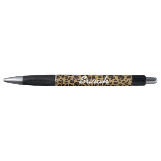 Stylo Motif Jaguar Brown et noir