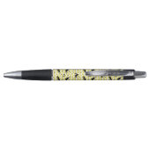 Stylo Motif jaune d'outil de coiffeur (Dos)
