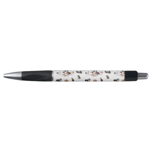 Stylo Motif mignon avec des photos de Chats et chatons (Devant)
