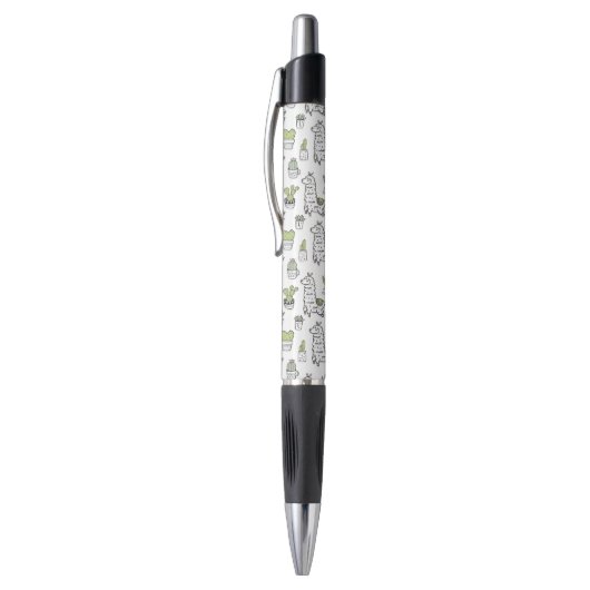 Stylo Motif mignon d'alpaga et de cactus (Haut (Vertical))