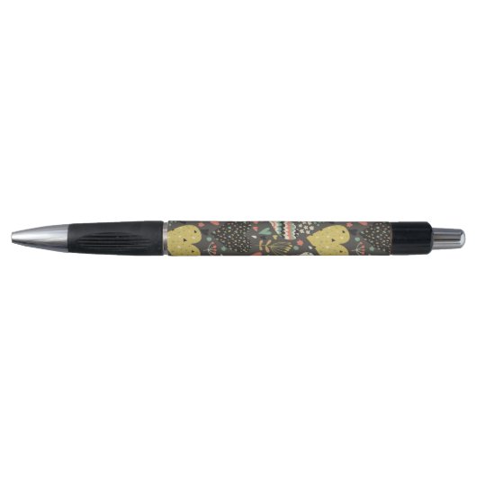 Stylo Motif mignon de lapins d'amour avec des coeurs (Devant)