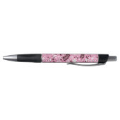 Stylo motif mignon de rose d'oiseaux et de fleurs (Bas)