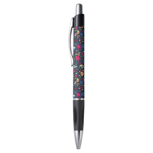 Stylo motif mignon d'oiseaux et de fleurs (Haut (Vertical))