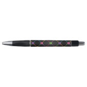 Stylo Motif multicolore avec des crânes (Devant)