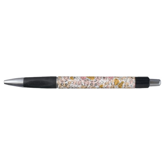 Stylo motif neutre pastel (Devant)
