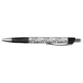 Stylo Motif noir de courses et de points de brosse (Bas)