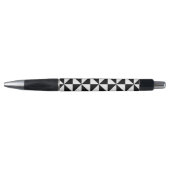 Stylo Motif noir et blanc de triangle (Devant)