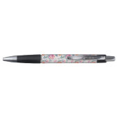 Stylo Motif peint de roses (Dos)