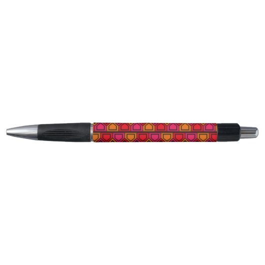 Stylo Motif penta - Rouge (Devant)