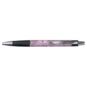 Stylo Motif pourpre d'orchidée (Dos)
