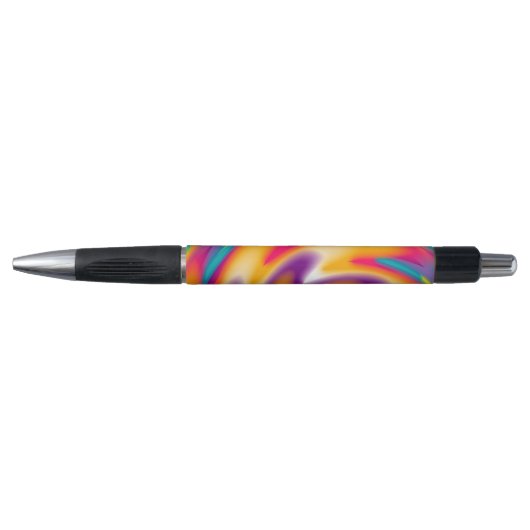 Stylo Motif radial coloré (Devant)