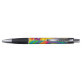 Stylo Motif radial coloré (Dos)