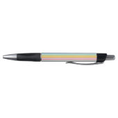 Stylo Motif rayures colorées (Bas)