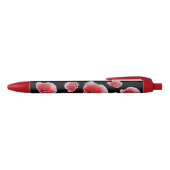 Stylo Motif Red White Poppies (Haut)