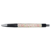 Stylo Motif romantique avec des coeurs et des lèvres (Devant)