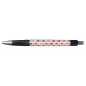 Stylo Motif rouge de singes (Devant)