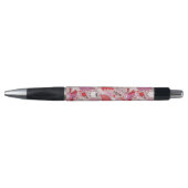 Stylo Motif savoureux avec des oiseaux et des fleurs (Devant)