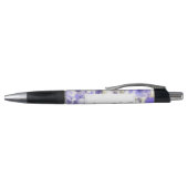 Stylo Motif tourbillonnant en marbre violet (Haut)