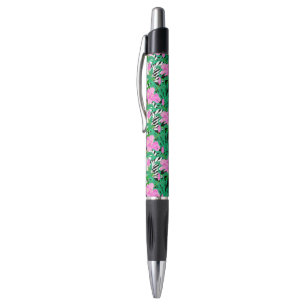 Stylo Motif tropical avec des fleurs de jungle