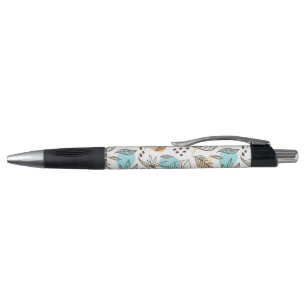 Stylo Motif tropical d'été dessiné à la main