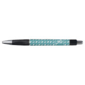 Stylo Motif turquoise de papillon et de libellule (Devant)