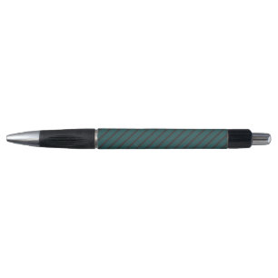 Stylo motif turquoise et charbon de bois à cinq bandes