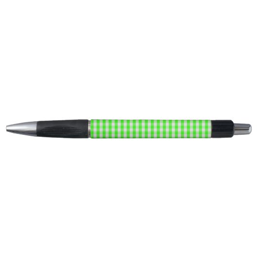 Stylo Motif vert au néon de guingan (Devant)