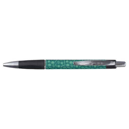 Stylo Motif vert de microbes (Dos)