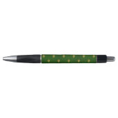 Stylo Motif vert d'or de trèfle (Devant)