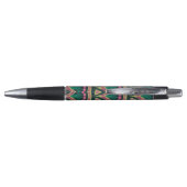 Stylo motif vert en forme de coquillage (Dos)