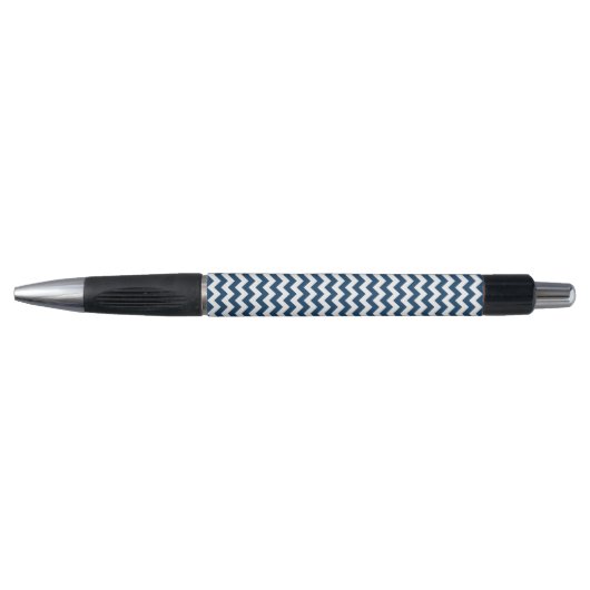 Stylo Navy Zigzag, Navy Chevron, Motif géométrique (Devant)