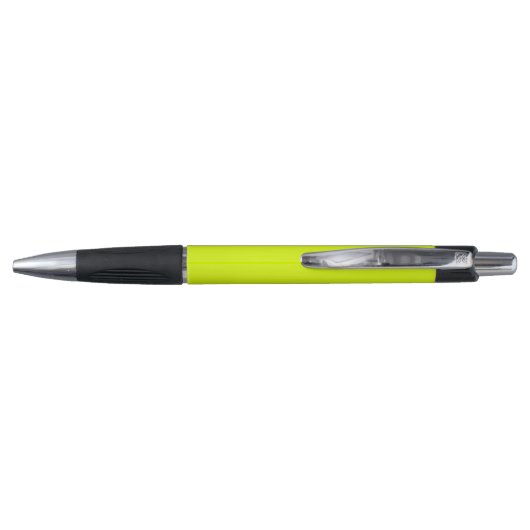 Stylo Neon Chartreuse couleur solide | Couleur tendance (Dos)