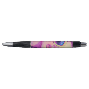 Stylo Neon Dream Girl avec lunettes de soleil florales