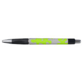 Stylo néon vert citron gris fun (Devant)