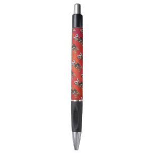 Stylo Noël Chihuahua en rouge