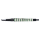 Stylo Noël Green Cream Stripes (Devant)