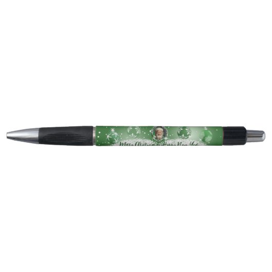 Stylo Noël vert (Devant)