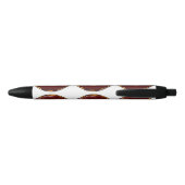 Stylo Noir 1 conception de beignet de chocolat de bande (Dos)