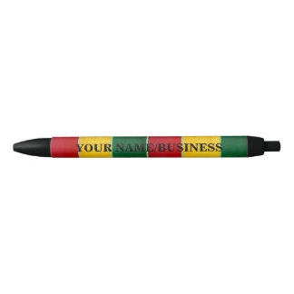 Stylo Noir 30 rayures de reggae