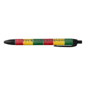 Stylo Noir 30 rayures de reggae (Bas)