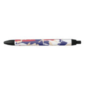 Stylo Noir 4th of July, Independence day, Camouflage Beige (Devant)