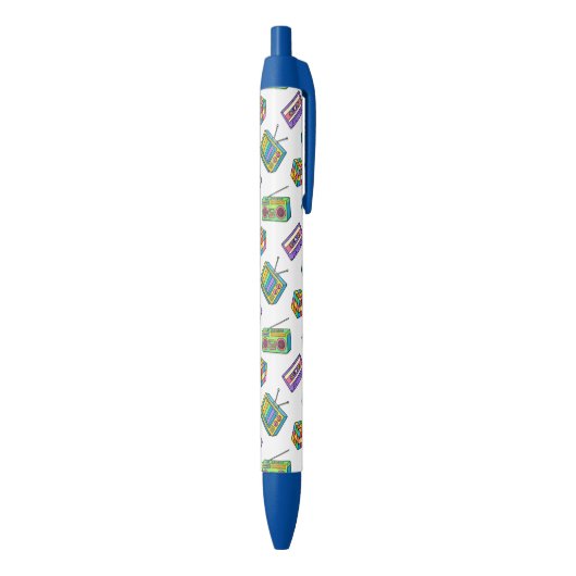 Stylo Noir 80's (Bas (Vertical))