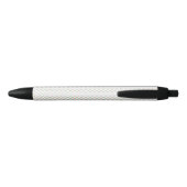 Stylo Noir A ballpoint pen with a white, textured barrel  (Dos)