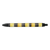 Stylo Noir Abeille de miel Noir Jaune (Devant)
