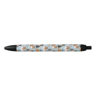 Stylo Noir Abri des os et des pattes de chien