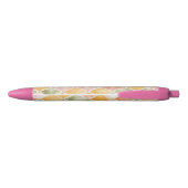 Stylo Noir Abricot Orange Vert Jaune Rosé (Dos)