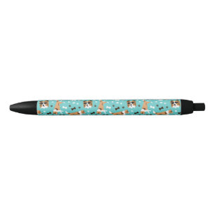 Stylo Noir Abris Shetland Sheepdog Mini Collie Motif Bla