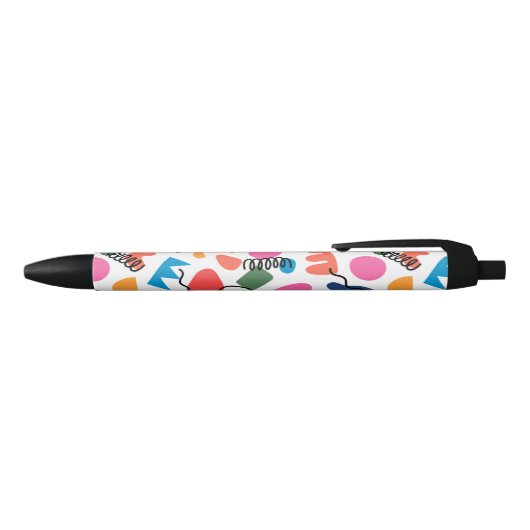 Stylo Noir Abstrait (Haut)